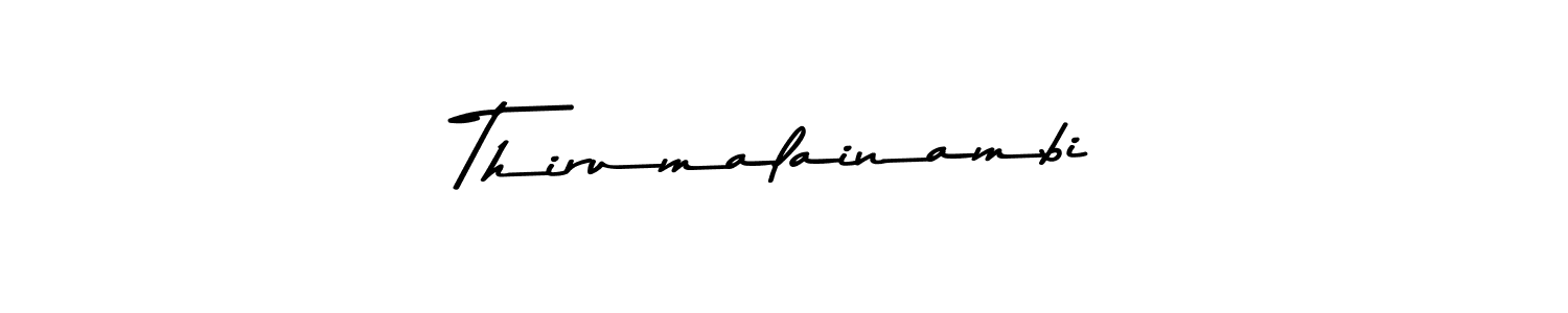 How to make Thirumalainambi name signature. Use Asem Kandis PERSONAL USE style for creating short signs online. This is the latest handwritten sign. Thirumalainambi signature style 9 images and pictures png