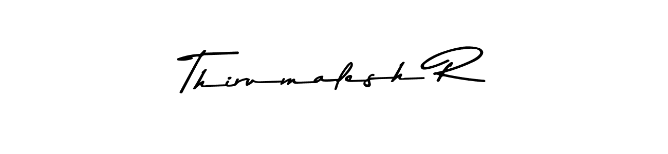 Use a signature maker to create a handwritten signature online. With this signature software, you can design (Asem Kandis PERSONAL USE) your own signature for name Thirumalesh R. Thirumalesh R signature style 9 images and pictures png