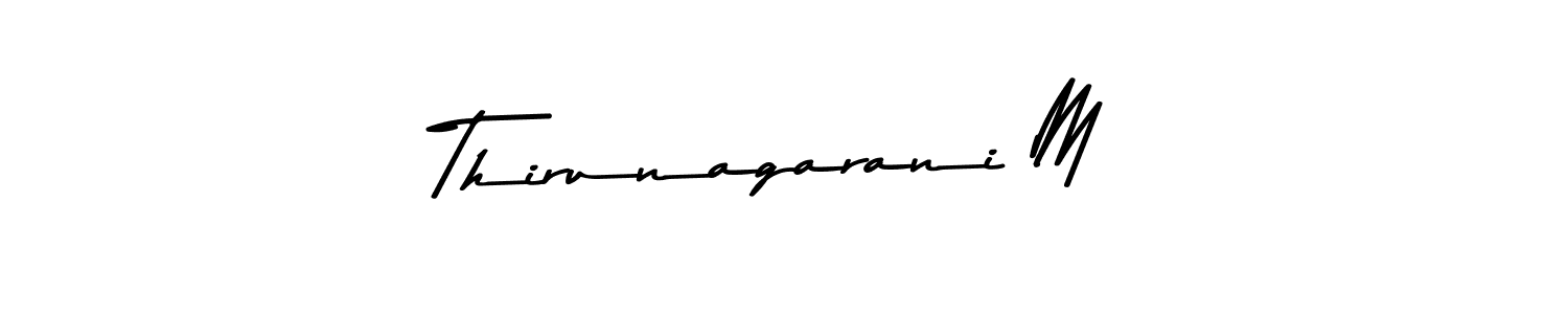 The best way (Asem Kandis PERSONAL USE) to make a short signature is to pick only two or three words in your name. The name Thirunagarani M include a total of six letters. For converting this name. Thirunagarani M signature style 9 images and pictures png