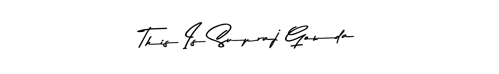 How to make This Is Supraj Gowda signature? Asem Kandis PERSONAL USE is a professional autograph style. Create handwritten signature for This Is Supraj Gowda name. This Is Supraj Gowda signature style 9 images and pictures png