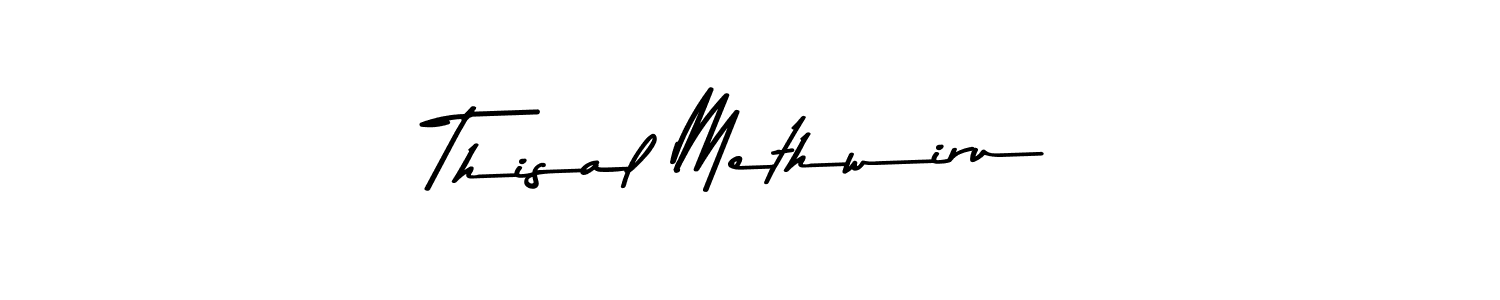 You should practise on your own different ways (Asem Kandis PERSONAL USE) to write your name (Thisal Methwiru) in signature. don't let someone else do it for you. Thisal Methwiru signature style 9 images and pictures png