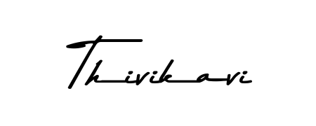 Master the art of signing with Thivikavi written in fluent Asem Kandis PERSONAL USE script. A great template to practice and refine your handwriting. Thivikavi signature style 9 images and pictures png