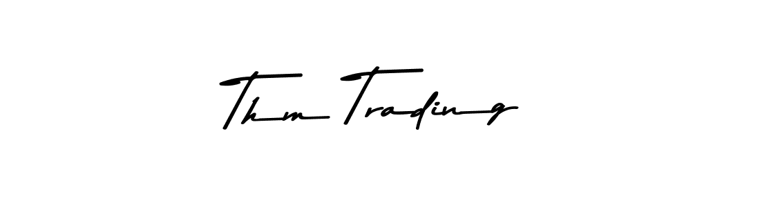 Similarly Asem Kandis PERSONAL USE is the best handwritten signature design. Signature creator online .You can use it as an online autograph creator for name Thm Trading. Thm Trading signature style 9 images and pictures png