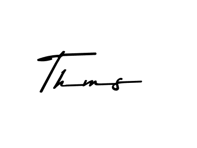 How to make Thms signature? Asem Kandis PERSONAL USE is a professional autograph style. Create handwritten signature for Thms name. Thms signature style 9 images and pictures png