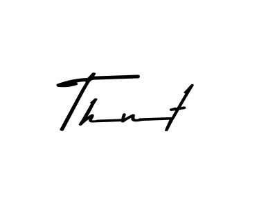 Also we have Thnt name is the best signature style. Create professional handwritten signature collection using Asem Kandis PERSONAL USE autograph style. Thnt signature style 9 images and pictures png