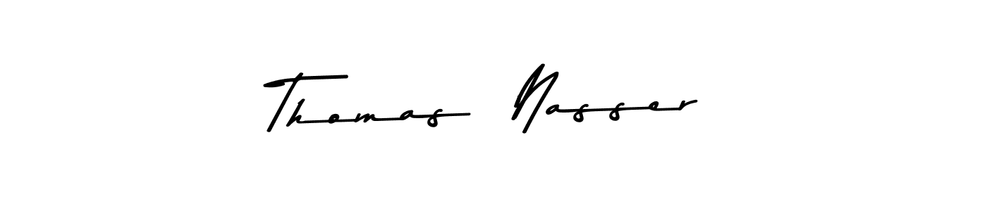 Asem Kandis PERSONAL USE is a professional signature style that is perfect for those who want to add a touch of class to their signature. It is also a great choice for those who want to make their signature more unique. Get Thomas  Nasser name to fancy signature for free. Thomas  Nasser signature style 9 images and pictures png