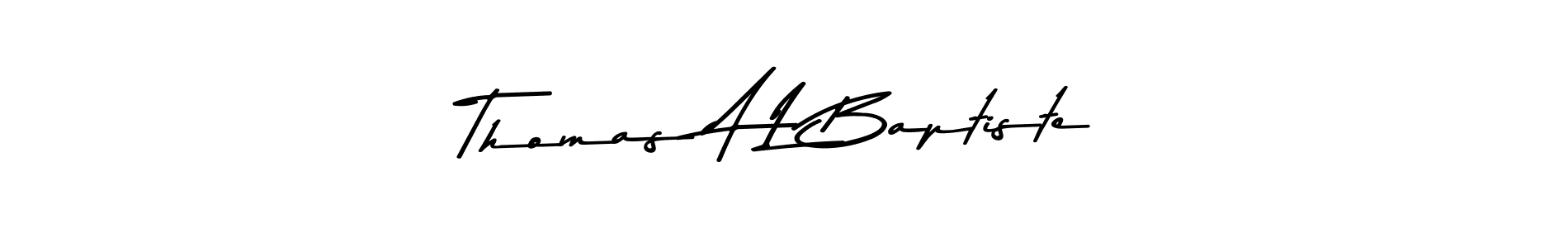 Similarly Asem Kandis PERSONAL USE is the best handwritten signature design. Signature creator online .You can use it as an online autograph creator for name Thomas A L Baptiste. Thomas A L Baptiste signature style 9 images and pictures png