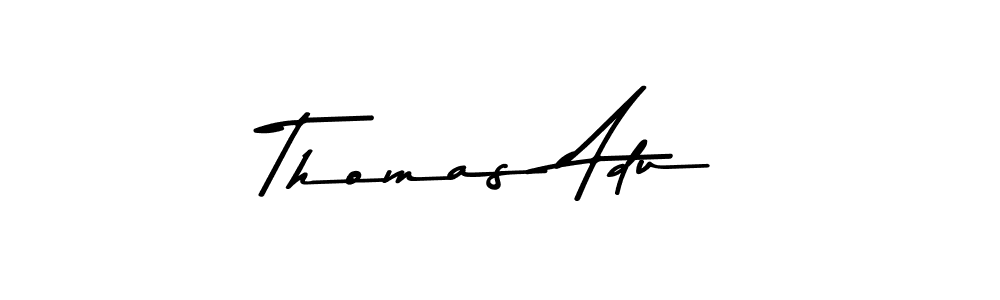 It looks lik you need a new signature style for name Thomas Adu. Design unique handwritten (Asem Kandis PERSONAL USE) signature with our free signature maker in just a few clicks. Thomas Adu signature style 9 images and pictures png