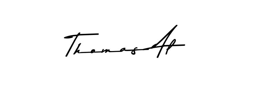 Also You can easily find your signature by using the search form. We will create Thomas Al name handwritten signature images for you free of cost using Asem Kandis PERSONAL USE sign style. Thomas Al signature style 9 images and pictures png