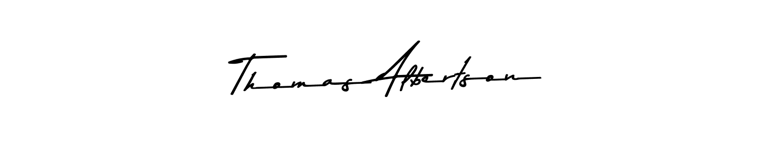 It looks lik you need a new signature style for name Thomas Albertson. Design unique handwritten (Asem Kandis PERSONAL USE) signature with our free signature maker in just a few clicks. Thomas Albertson signature style 9 images and pictures png