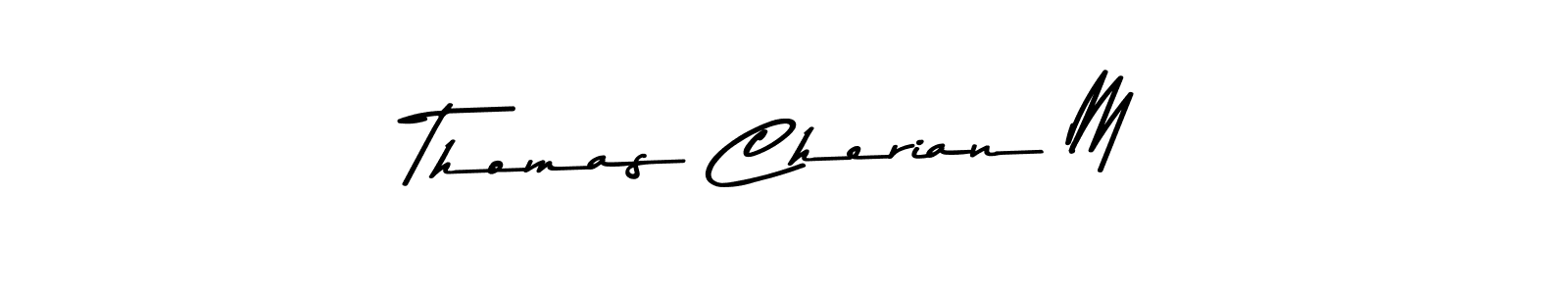 How to Draw Thomas Cherian M signature style? Asem Kandis PERSONAL USE is a latest design signature styles for name Thomas Cherian M. Thomas Cherian M signature style 9 images and pictures png