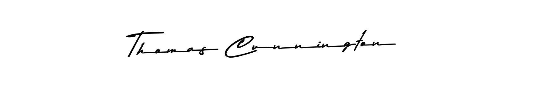 Thomas Cunnington stylish signature style. Best Handwritten Sign (Asem Kandis PERSONAL USE) for my name. Handwritten Signature Collection Ideas for my name Thomas Cunnington. Thomas Cunnington signature style 9 images and pictures png