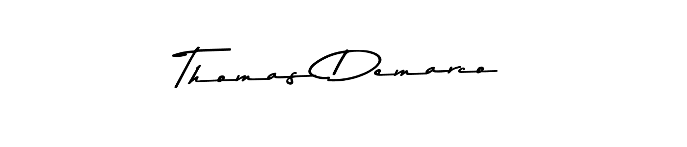 Thomas Demarco stylish signature style. Best Handwritten Sign (Asem Kandis PERSONAL USE) for my name. Handwritten Signature Collection Ideas for my name Thomas Demarco. Thomas Demarco signature style 9 images and pictures png