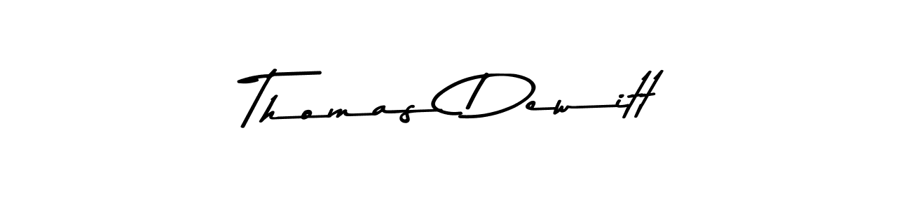 Make a short Thomas Dewitt signature style. Manage your documents anywhere anytime using Asem Kandis PERSONAL USE. Create and add eSignatures, submit forms, share and send files easily. Thomas Dewitt signature style 9 images and pictures png