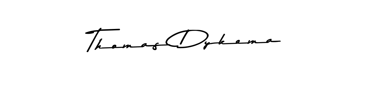 Use a signature maker to create a handwritten signature online. With this signature software, you can design (Asem Kandis PERSONAL USE) your own signature for name Thomas Dykema. Thomas Dykema signature style 9 images and pictures png