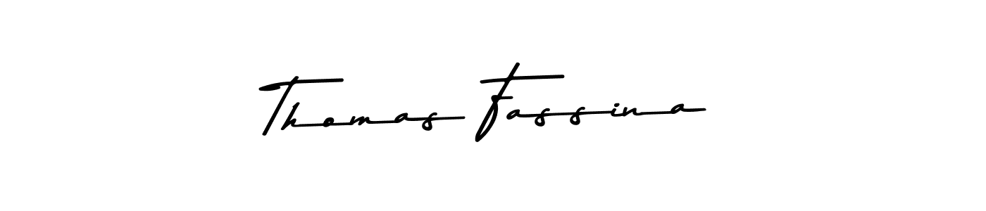 Also we have Thomas Fassina name is the best signature style. Create professional handwritten signature collection using Asem Kandis PERSONAL USE autograph style. Thomas Fassina signature style 9 images and pictures png