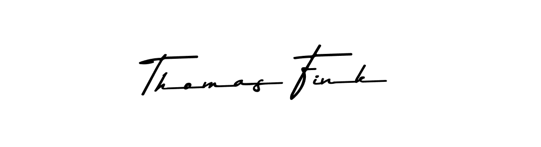 Thomas Fink stylish signature style. Best Handwritten Sign (Asem Kandis PERSONAL USE) for my name. Handwritten Signature Collection Ideas for my name Thomas Fink. Thomas Fink signature style 9 images and pictures png