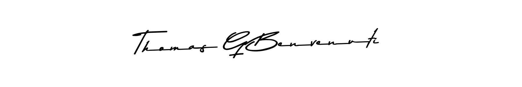 How to make Thomas G Benvenuti signature? Asem Kandis PERSONAL USE is a professional autograph style. Create handwritten signature for Thomas G Benvenuti name. Thomas G Benvenuti signature style 9 images and pictures png