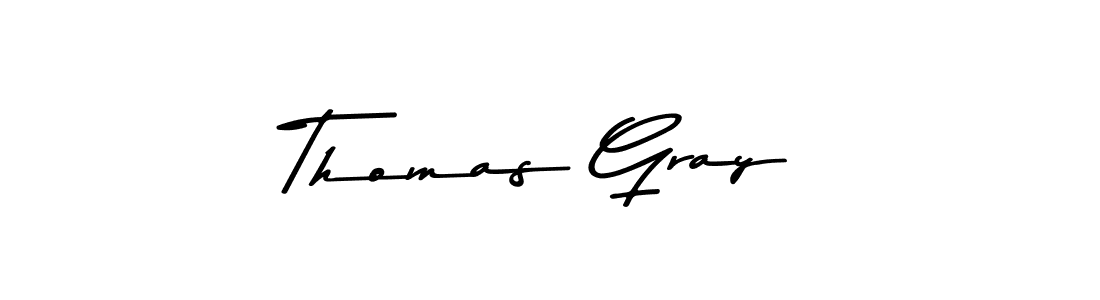 Thomas Gray stylish signature style. Best Handwritten Sign (Asem Kandis PERSONAL USE) for my name. Handwritten Signature Collection Ideas for my name Thomas Gray. Thomas Gray signature style 9 images and pictures png