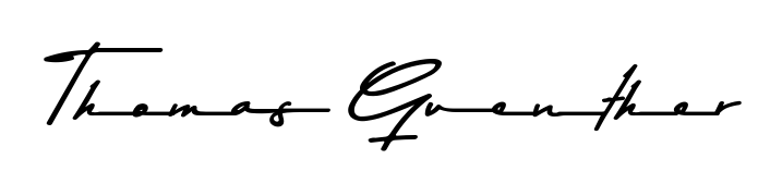 Transform the name Thomas Guenther into a signature masterpiece using Asem Kandis PERSONAL USE font. Ideal for photographers, artists, and creators looking for watermarks. Thomas Guenther signature style 9 images and pictures png