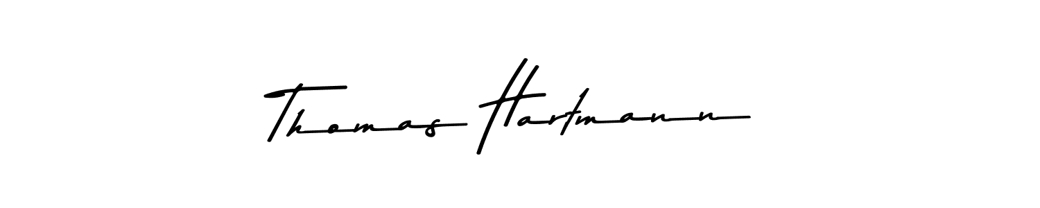 How to make Thomas Hartmann name signature. Use Asem Kandis PERSONAL USE style for creating short signs online. This is the latest handwritten sign. Thomas Hartmann signature style 9 images and pictures png