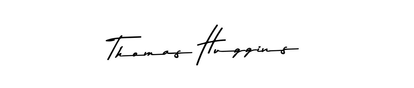 Use a signature maker to create a handwritten signature online. With this signature software, you can design (Asem Kandis PERSONAL USE) your own signature for name Thomas Huggins. Thomas Huggins signature style 9 images and pictures png