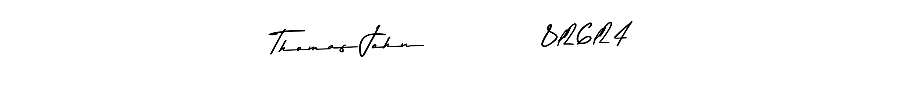 Thomas John            8l26l24 stylish signature style. Best Handwritten Sign (Asem Kandis PERSONAL USE) for my name. Handwritten Signature Collection Ideas for my name Thomas John            8l26l24. Thomas John            8l26l24 signature style 9 images and pictures png
