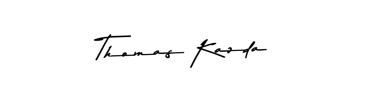 Also You can easily find your signature by using the search form. We will create Thomas Kazda name handwritten signature images for you free of cost using Asem Kandis PERSONAL USE sign style. Thomas Kazda signature style 9 images and pictures png