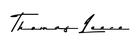 Discover the perfect balance of readability and style for Thomas Leece with Asem Kandis PERSONAL USE font. Create your dream signature today. Thomas Leece signature style 9 images and pictures png