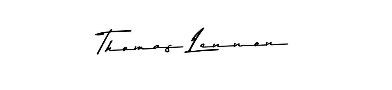 Create a beautiful signature design for name Thomas Lennon. With this signature (Asem Kandis PERSONAL USE) fonts, you can make a handwritten signature for free. Thomas Lennon signature style 9 images and pictures png