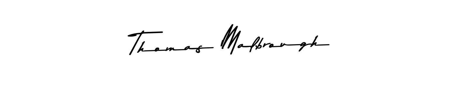 Create a beautiful signature design for name Thomas Malbrough. With this signature (Asem Kandis PERSONAL USE) fonts, you can make a handwritten signature for free. Thomas Malbrough signature style 9 images and pictures png
