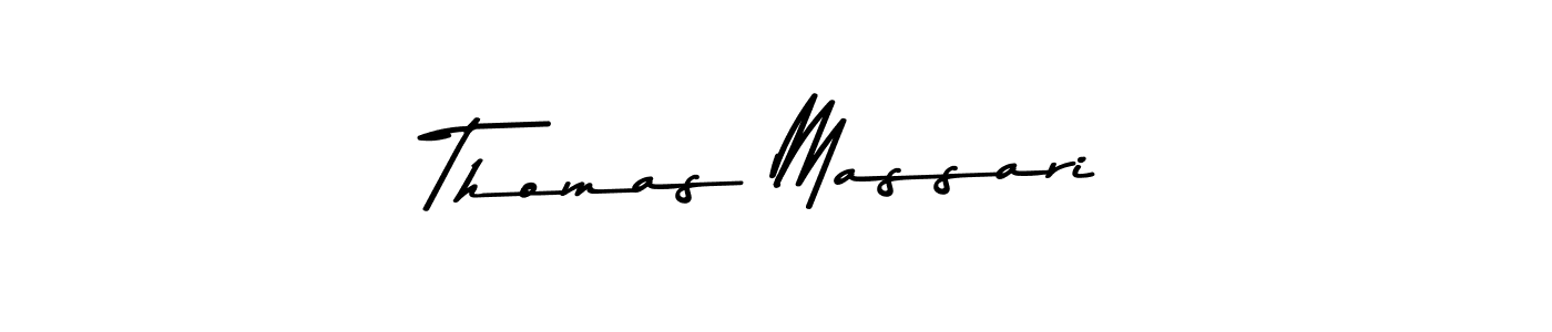 This is the best signature style for the Thomas Massari name. Also you like these signature font (Asem Kandis PERSONAL USE). Mix name signature. Thomas Massari signature style 9 images and pictures png