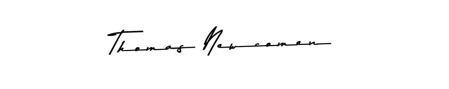 Thomas Newcomen stylish signature style. Best Handwritten Sign (Asem Kandis PERSONAL USE) for my name. Handwritten Signature Collection Ideas for my name Thomas Newcomen. Thomas Newcomen signature style 9 images and pictures png