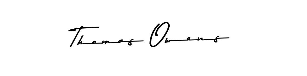 Create a beautiful signature design for name Thomas Owens. With this signature (Asem Kandis PERSONAL USE) fonts, you can make a handwritten signature for free. Thomas Owens signature style 9 images and pictures png