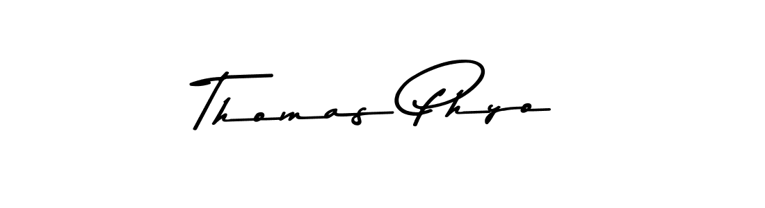 Make a beautiful signature design for name Thomas Phyo. Use this online signature maker to create a handwritten signature for free. Thomas Phyo signature style 9 images and pictures png