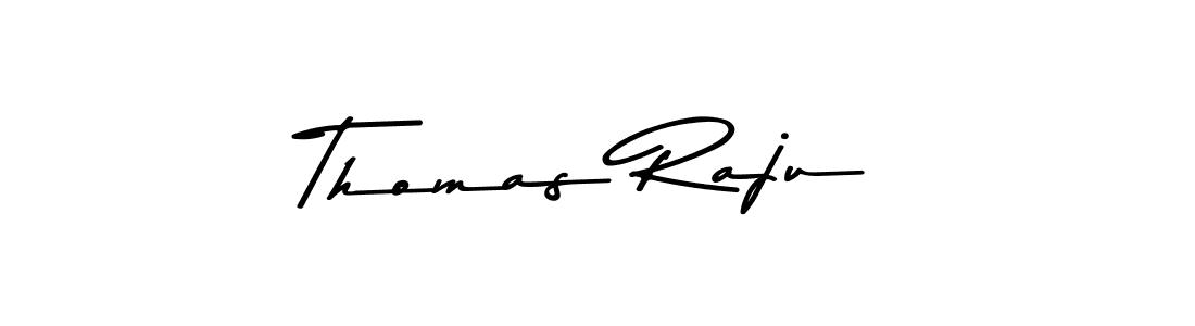 Make a beautiful signature design for name Thomas Raju. With this signature (Asem Kandis PERSONAL USE) style, you can create a handwritten signature for free. Thomas Raju signature style 9 images and pictures png