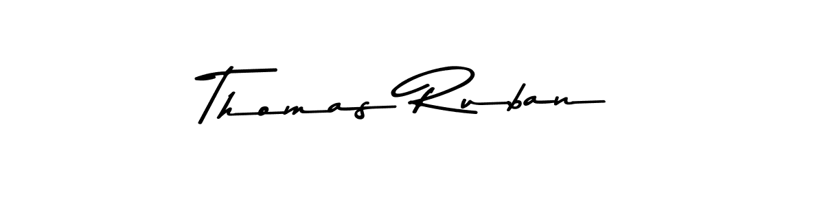 Also You can easily find your signature by using the search form. We will create Thomas Ruban name handwritten signature images for you free of cost using Asem Kandis PERSONAL USE sign style. Thomas Ruban signature style 9 images and pictures png