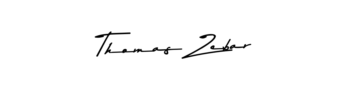 Make a short Thomas Zebar signature style. Manage your documents anywhere anytime using Asem Kandis PERSONAL USE. Create and add eSignatures, submit forms, share and send files easily. Thomas Zebar signature style 9 images and pictures png