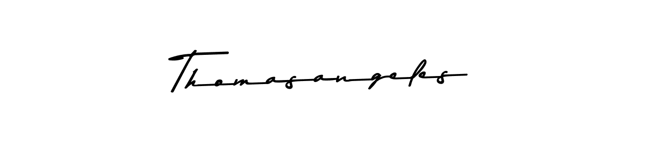 Thomasangeles stylish signature style. Best Handwritten Sign (Asem Kandis PERSONAL USE) for my name. Handwritten Signature Collection Ideas for my name Thomasangeles. Thomasangeles signature style 9 images and pictures png