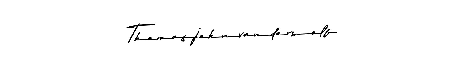 How to make Thomasjohnvanderwolf signature? Asem Kandis PERSONAL USE is a professional autograph style. Create handwritten signature for Thomasjohnvanderwolf name. Thomasjohnvanderwolf signature style 9 images and pictures png