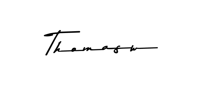 Also You can easily find your signature by using the search form. We will create Thomasw name handwritten signature images for you free of cost using Asem Kandis PERSONAL USE sign style. Thomasw signature style 9 images and pictures png
