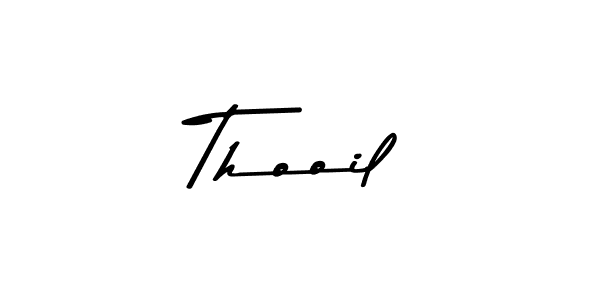 How to make Thooil signature? Asem Kandis PERSONAL USE is a professional autograph style. Create handwritten signature for Thooil name. Thooil signature style 9 images and pictures png