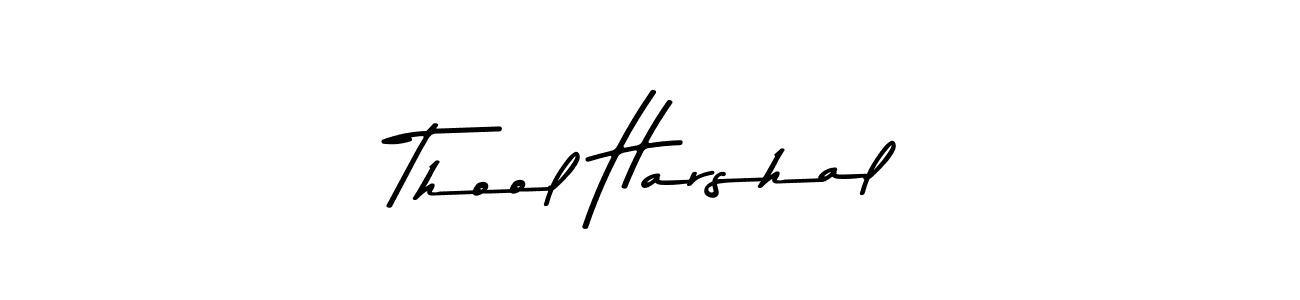 Also we have Thool Harshal name is the best signature style. Create professional handwritten signature collection using Asem Kandis PERSONAL USE autograph style. Thool Harshal signature style 9 images and pictures png
