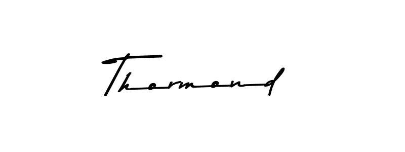 Design your own signature with our free online signature maker. With this signature software, you can create a handwritten (Asem Kandis PERSONAL USE) signature for name Thormond. Thormond signature style 9 images and pictures png