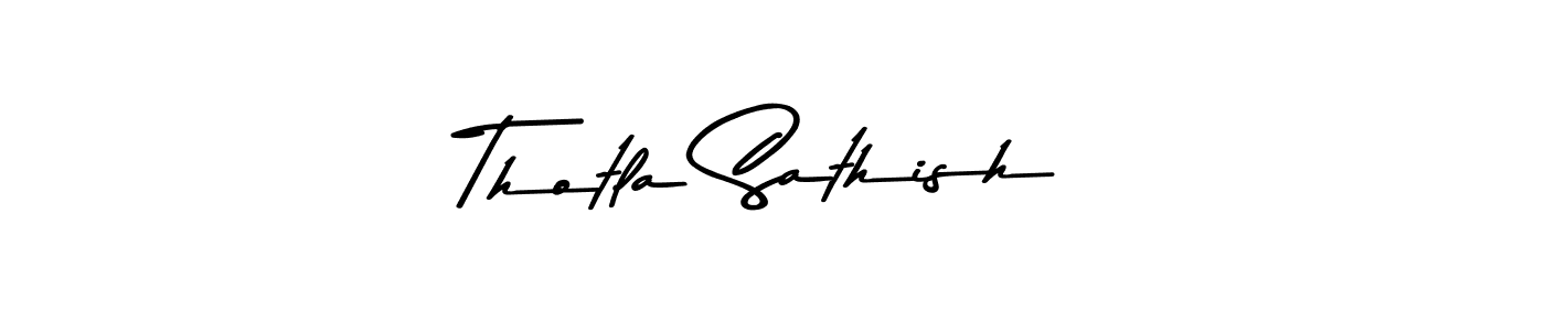 How to Draw Thotla Sathish signature style? Asem Kandis PERSONAL USE is a latest design signature styles for name Thotla Sathish. Thotla Sathish signature style 9 images and pictures png