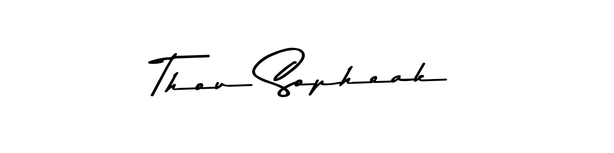 Also we have Thou Sopheak name is the best signature style. Create professional handwritten signature collection using Asem Kandis PERSONAL USE autograph style. Thou Sopheak signature style 9 images and pictures png