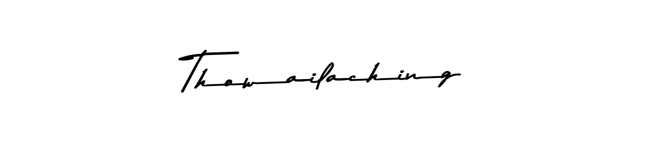 Make a beautiful signature design for name Thowailaching. Use this online signature maker to create a handwritten signature for free. Thowailaching signature style 9 images and pictures png