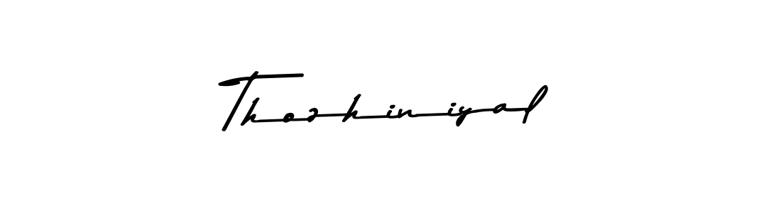 Use a signature maker to create a handwritten signature online. With this signature software, you can design (Asem Kandis PERSONAL USE) your own signature for name Thozhiniyal. Thozhiniyal signature style 9 images and pictures png