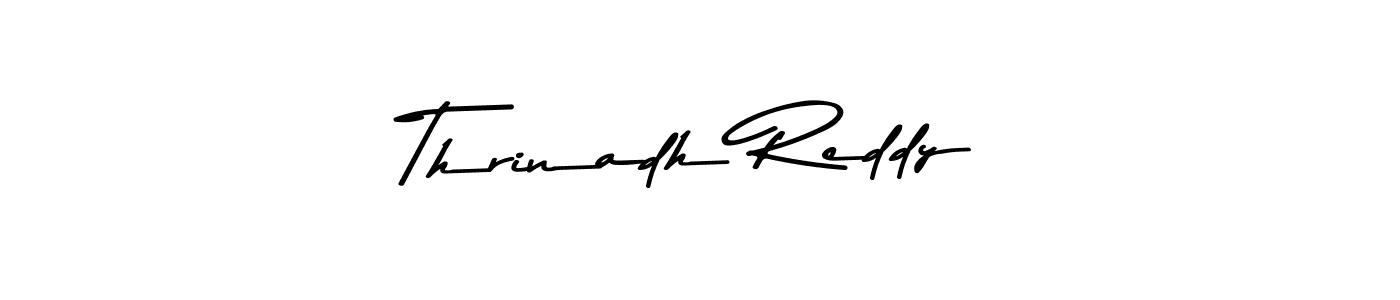 The best way (Asem Kandis PERSONAL USE) to make a short signature is to pick only two or three words in your name. The name Thrinadh Reddy include a total of six letters. For converting this name. Thrinadh Reddy signature style 9 images and pictures png