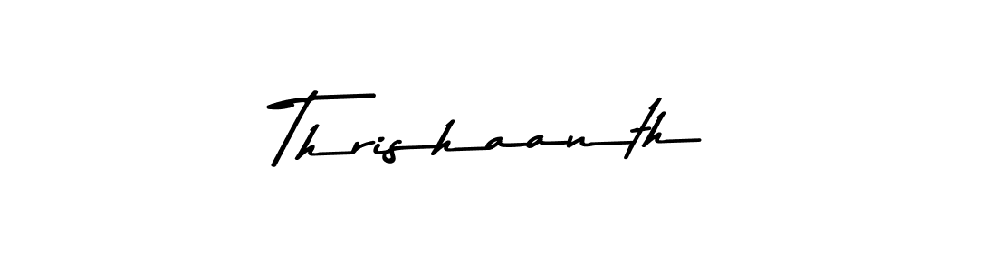 This is the best signature style for the Thrishaanth name. Also you like these signature font (Asem Kandis PERSONAL USE). Mix name signature. Thrishaanth signature style 9 images and pictures png
